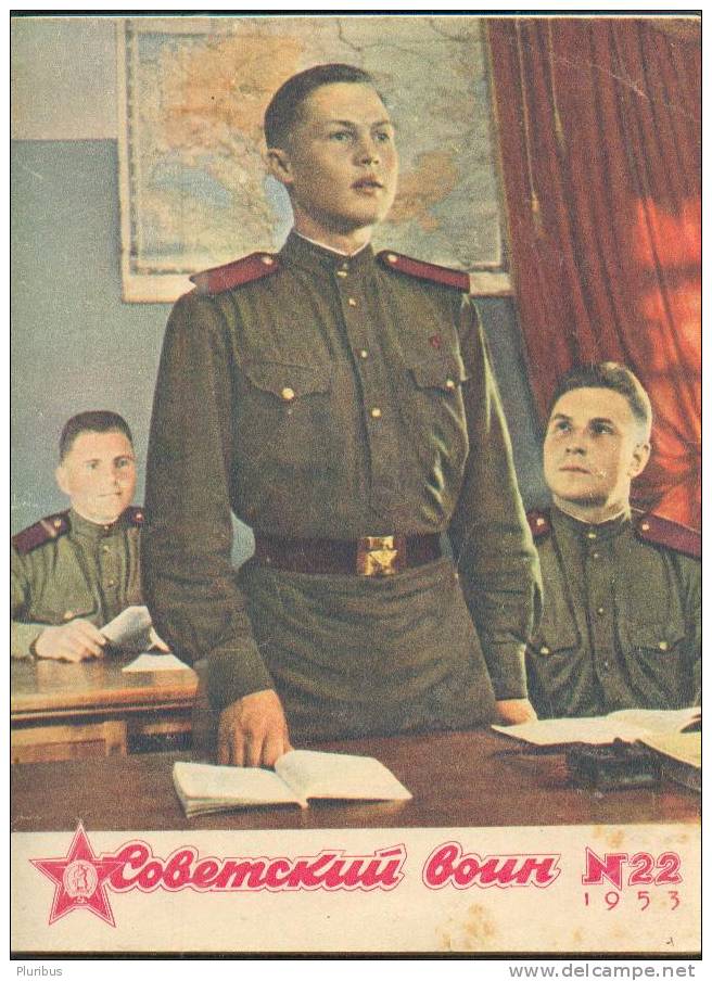 SOVIET SOLDIER, RUSSIA USSR MILITARY MAGAZINE, 1953-22 - Zeitungen & Zeitschriften