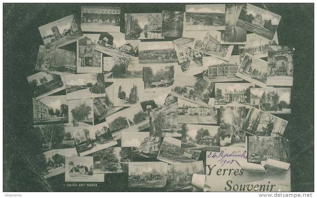 CPA 91 :  YERRES Souvenir  VOIR  DESCRIPTIF  §§§§§§§ - Yerres