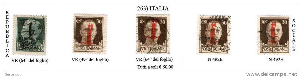 Italia-A.00263 - Marcophilie