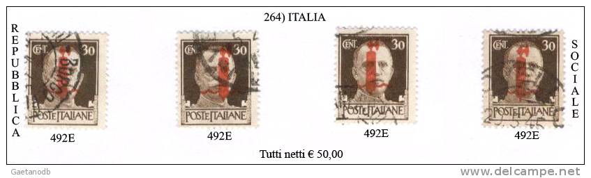 Italia-A.00264 - Oblitérés
