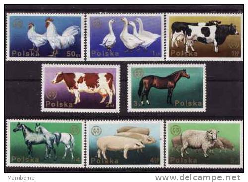 Pologne  Faune  1975 N 2217 / 24 Neuf  X X Serie Compl. - Nuevos