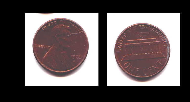 ONE CENT 1978 D - 1959-…: Lincoln, Memorial Reverse