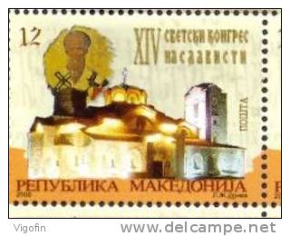 MK 2008-479 XIV KONGRESS OF SLAVIST, MACEDONIA, 1v, MNH - Altri & Non Classificati