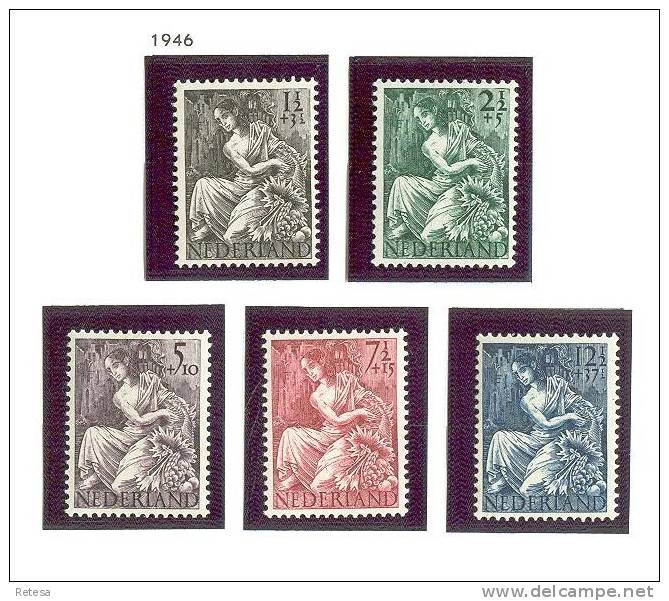 NEDERLAND   NATIONALE HULPZEGELS  1946 ** - Unused Stamps
