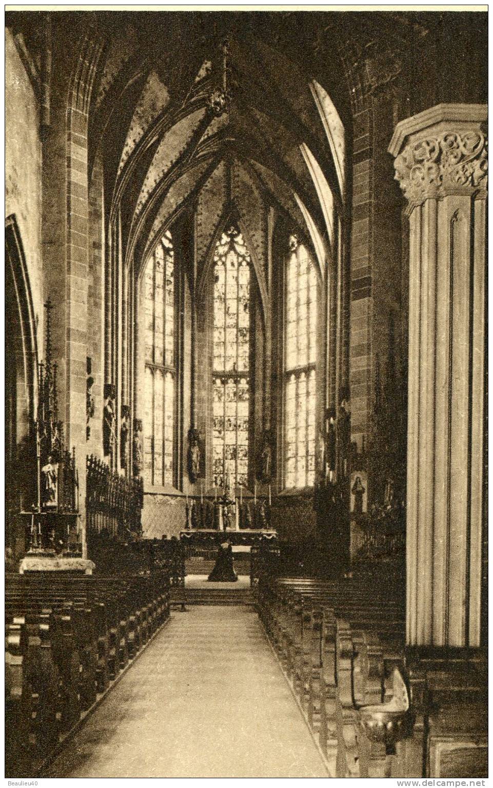 THANN -  INTERIEUR DE LA CATHEDRALE - Andolsheim