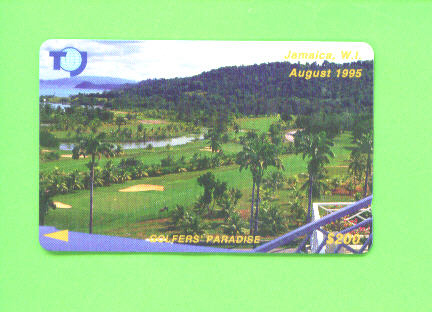JAMAICA - Magnetic Phonecard/Golfers Paradise - Jamaïque