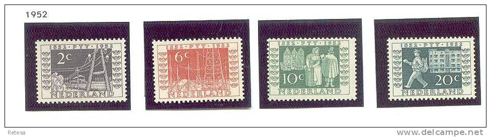 NEDERLAND  JUBILEUMZEGELS 1952 ** - Unused Stamps