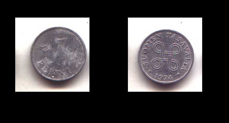 1 PENNI 1974 - Finlande