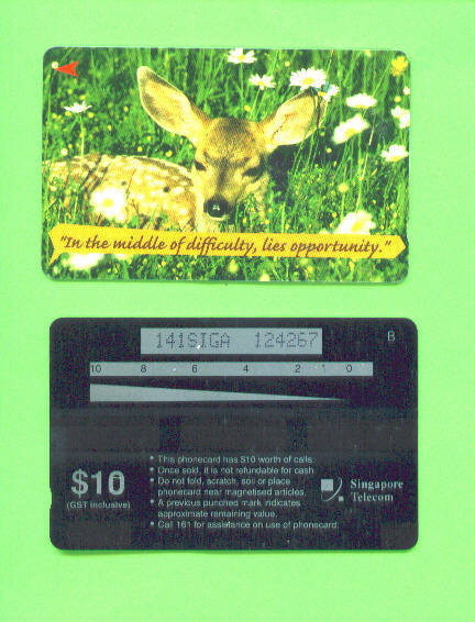 SINGAPORE - Magnetic Phonecard As Scan - Singapour