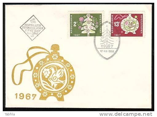 BULGARIA / BULGARIE - 1966 - Nouvel An - FDC - New Year