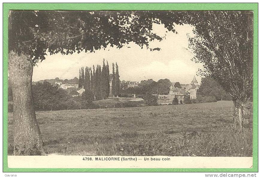 72 MALICORNE - Un Beau Coin - Malicorne Sur Sarthe