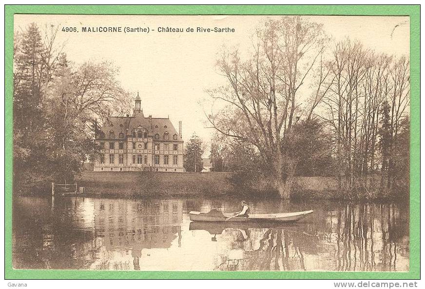 72 MALICORNE - Chateau De Rive-Sarthe - Malicorne Sur Sarthe