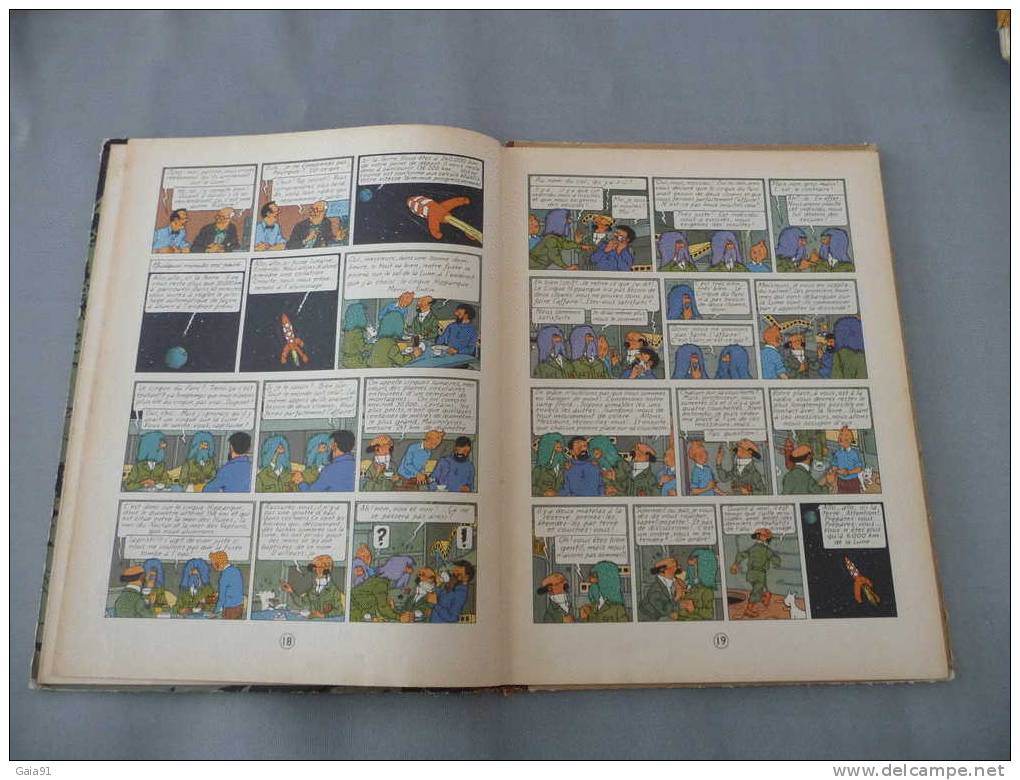 ON A MARCHE SUR LA LUNE ANNEE 1954  B 9 - Tintin