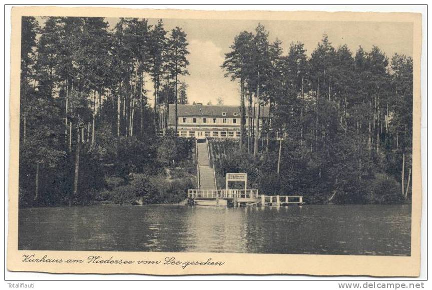 Ruciane Nida Niedersee Dampfer Anleger Schild Kurhaus Rudczanny 5.1.1940 Gelaufen - Ostpreussen