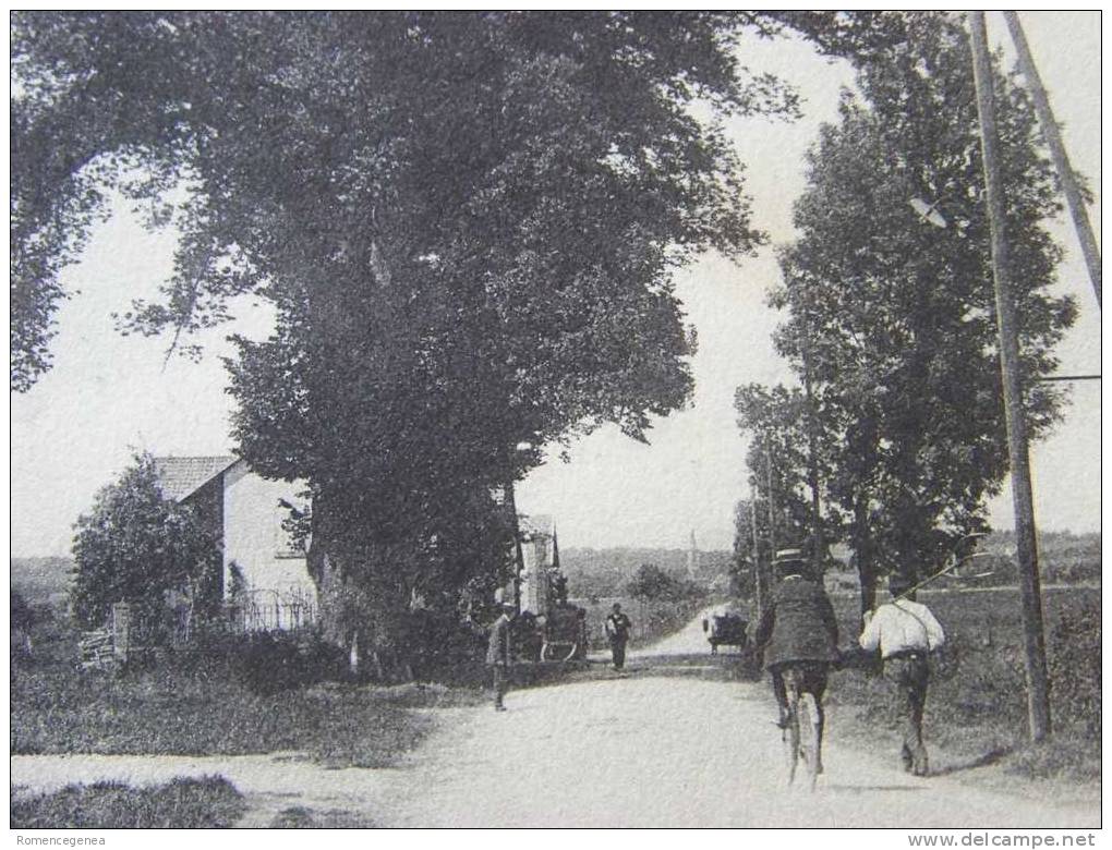 DELLE - Faubourg De Belfort - Les Tilleuls Séculaires - Animée - Voyagée Le 11 Juillet 1913 - Delle