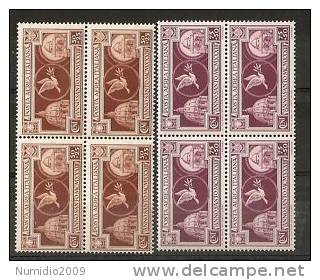 1933 REGNO ANNO SANTO POSTA AEREA QUARTINA MNH ** 7238 - Correo Aéreo