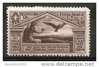 1930 REGNO VIRGILIO POSTA AEREA 7,70 £ MNH ** - RR7232 - Posta Aerea