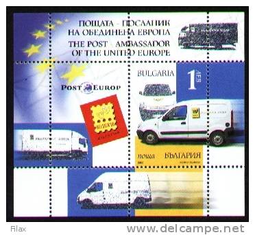 LOT BUL 0623a - BULGARIA 2006 - The Post - Ambassador Of The United Europe - Altri (Terra)
