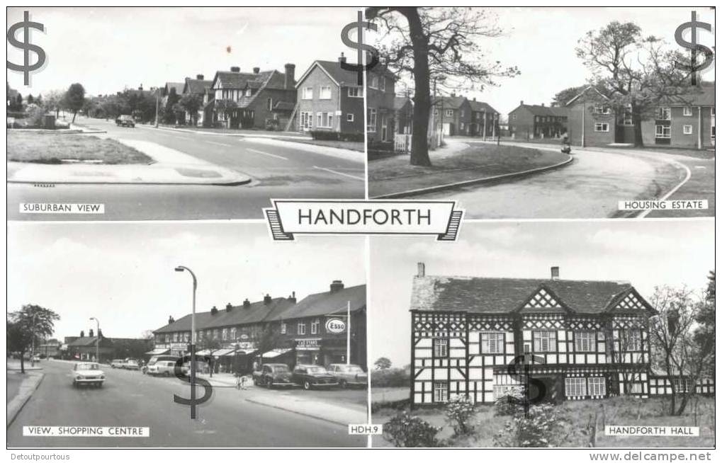 BRIHANDFORTH Between Wilmslow, Heald Green, And Styal In Cheshire Suburban View Housing Estate Hall Shopping Centre ESSO - Altri & Non Classificati