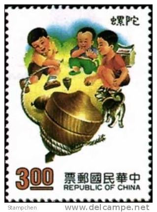 Taiwan Sc#2792 1991 Toy Stamp Top Dog Boy Child Kid - Unused Stamps