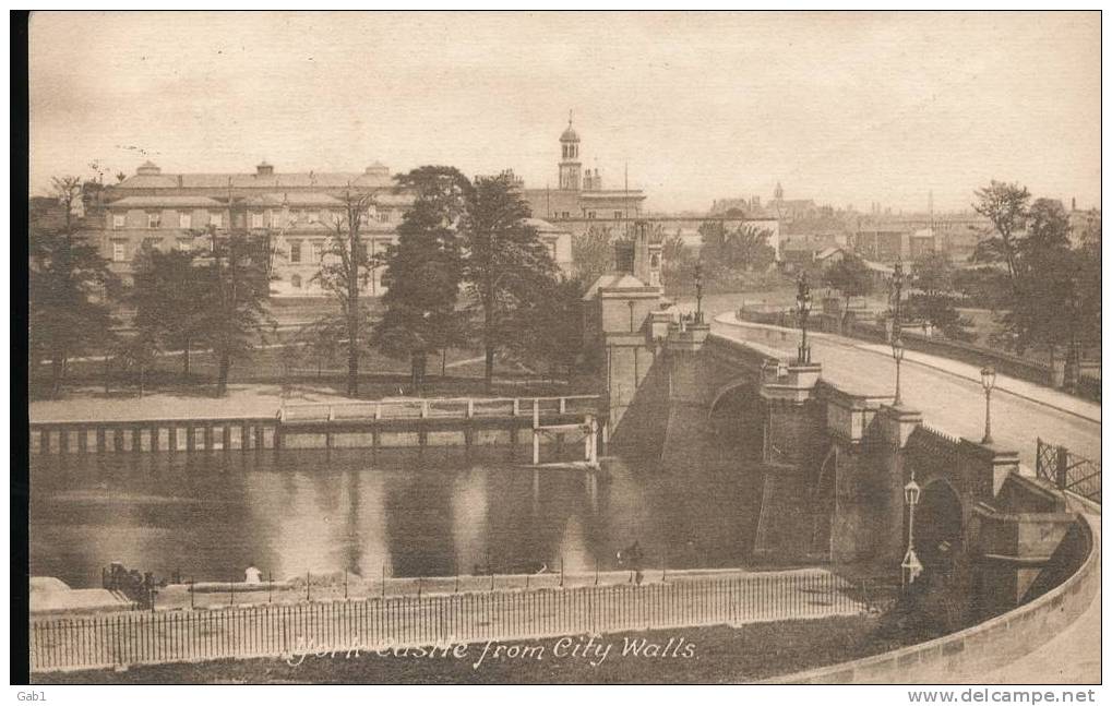 York Castle From City Walls - York