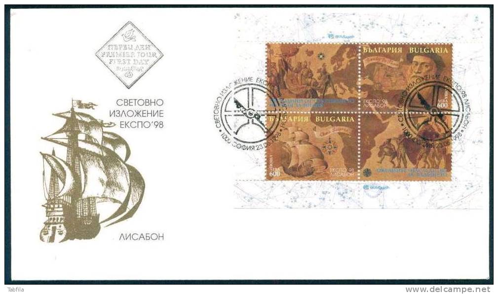 BULGARIA / BULGARIE - 1998 - "EXPO´98" A Lisbonne - FDC - Altri & Non Classificati