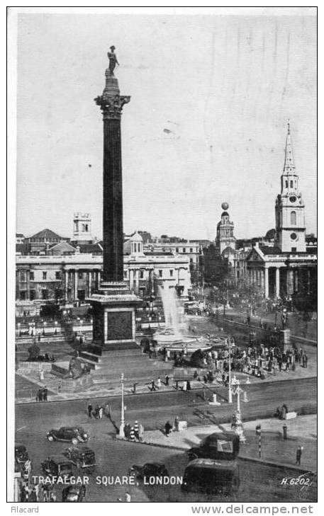 7649   Regno  Unito  London  Trafalgar  Square  VG  1951 - Trafalgar Square