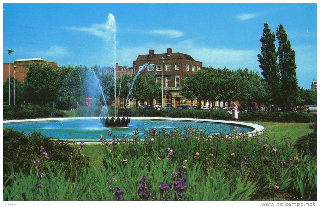 7661    Regno  Unito   The  Fountain  Welwyn  Garden City   VG  1969 - Hertfordshire