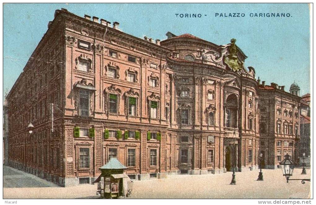 7694   Italia    Torino  Palazzo  Carignano  VG  1911 - Palazzo Carignano