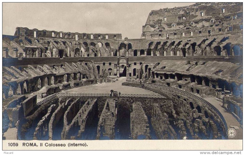 7702   Italia  Roma   Il  Colosseo  (Interno)  NV - Colosseum