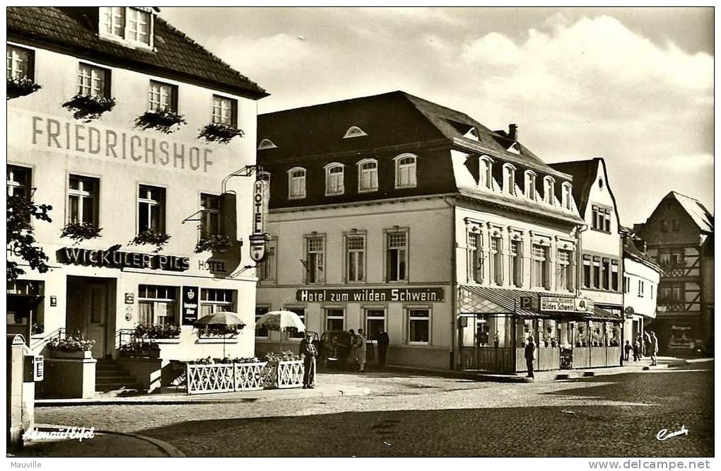 Adenau, Eifel: Hotel Zum Wilden Schwein, Friedrichshof. 1957 - Bad Neuenahr-Ahrweiler