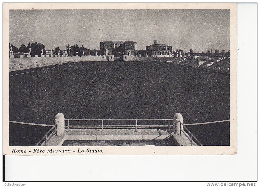 ROMA - FORO MUSSOLINI - LO STADIO -  FP - VIAGG. IL 25/07/1935 - Stadiums & Sporting Infrastructures