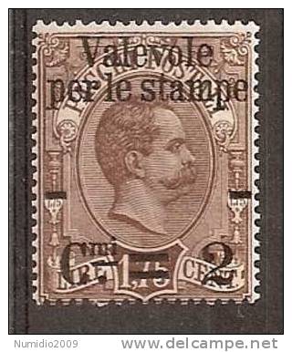 1890 REGNO VALEVOLE X STAMPE 2 SU 1,75 £ MNH ** RR7213 - Neufs