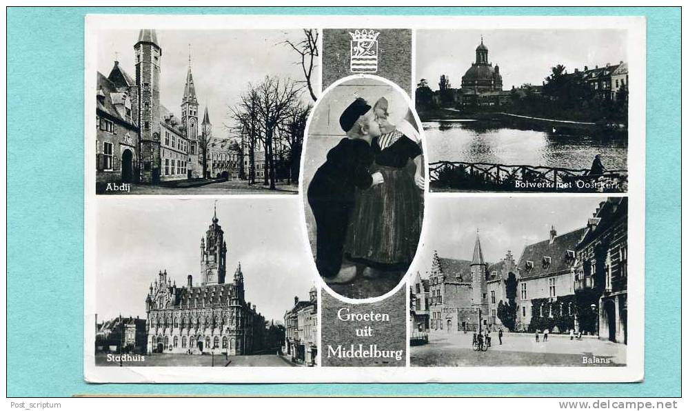 Pays- Bas - Middelburg : Abdij, Bolwerk Met Oost-kerk - Stadhuis, Balans - Middelburg