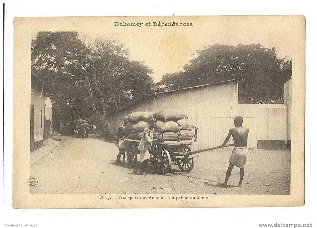 DAHOMEY/ TRANSPORT Des AMANDES De PALME Au MONO - C 00663- - Dahomey