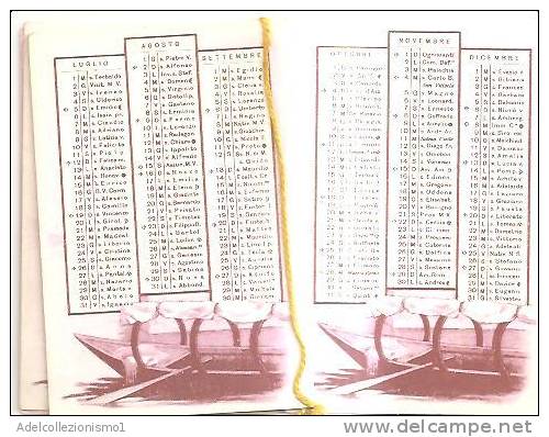 46379)calendario Del Tipo In Uso Dai Barbieri Anno 1942- PICCOLO MONDO ANTICO - Klein Formaat: 1941-60