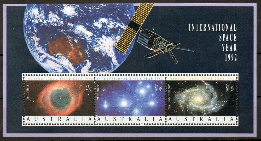 Australia 1992 International Space Year Souvenir Sheet MNH - Mint Stamps