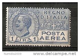 1926-28 REGNO POSTA AEREA 1 LIRA MNH ** - RR7195 - Luftpost