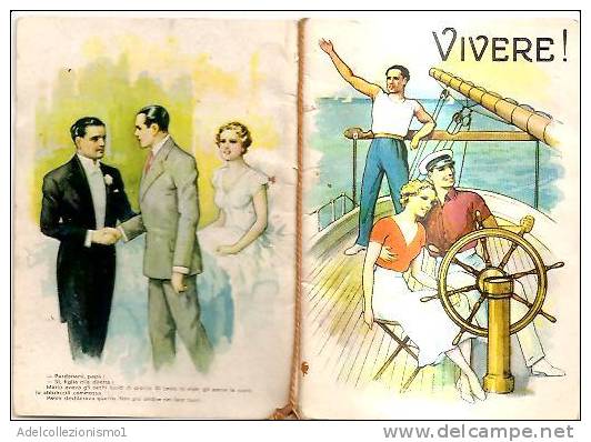 46410)calendario Del Tipo In Uso Dai Barbieri Anno 1938 - VIVERE- - Kleinformat : 1941-60