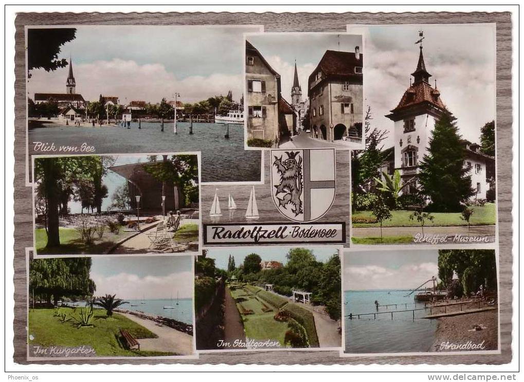 GERMANY - Radolfzell Am Bodensee, Mosaic Postcard - Radolfzell