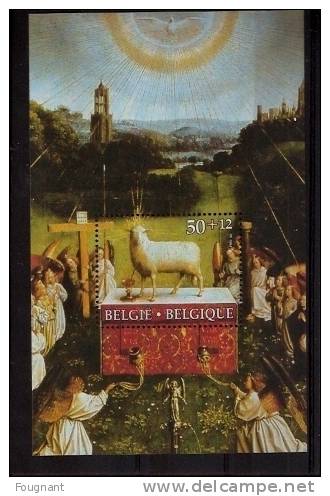 BELGIQUE : :1986: N°BF62 NSC.Adoration De L´Agneau Mystique De Van Eyck. - Religión