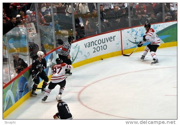 A71-77   @  Ice Hockey      2010 Vancouver Winter Olympic Games    , ( Postal Stationery , Articles Postaux ) - Invierno 2010: Vancouver