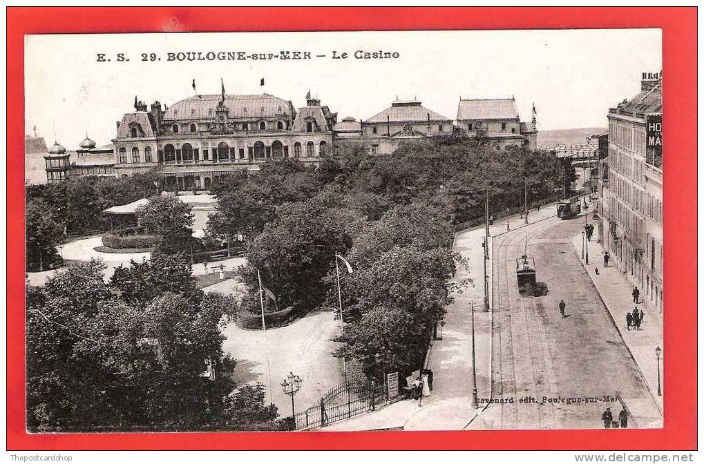 CPA 62  BOULOGNE SUR MER ES No.29 LE CASINO TRAM LOTS MORE CHEAP BOULOGNE FOR SALE - Boulogne Sur Mer