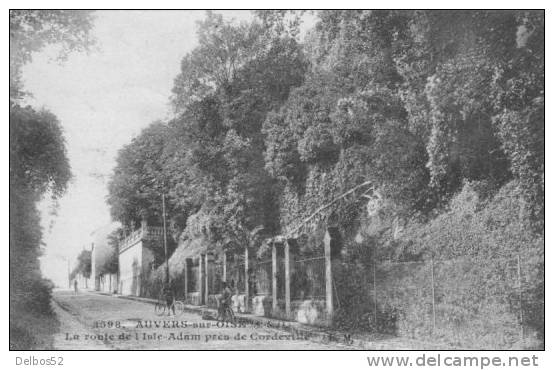 AUVERS - Sur - OISE 3598 . - La Route De L' Isle Adam Près De Cordeville - Auvers Sur Oise