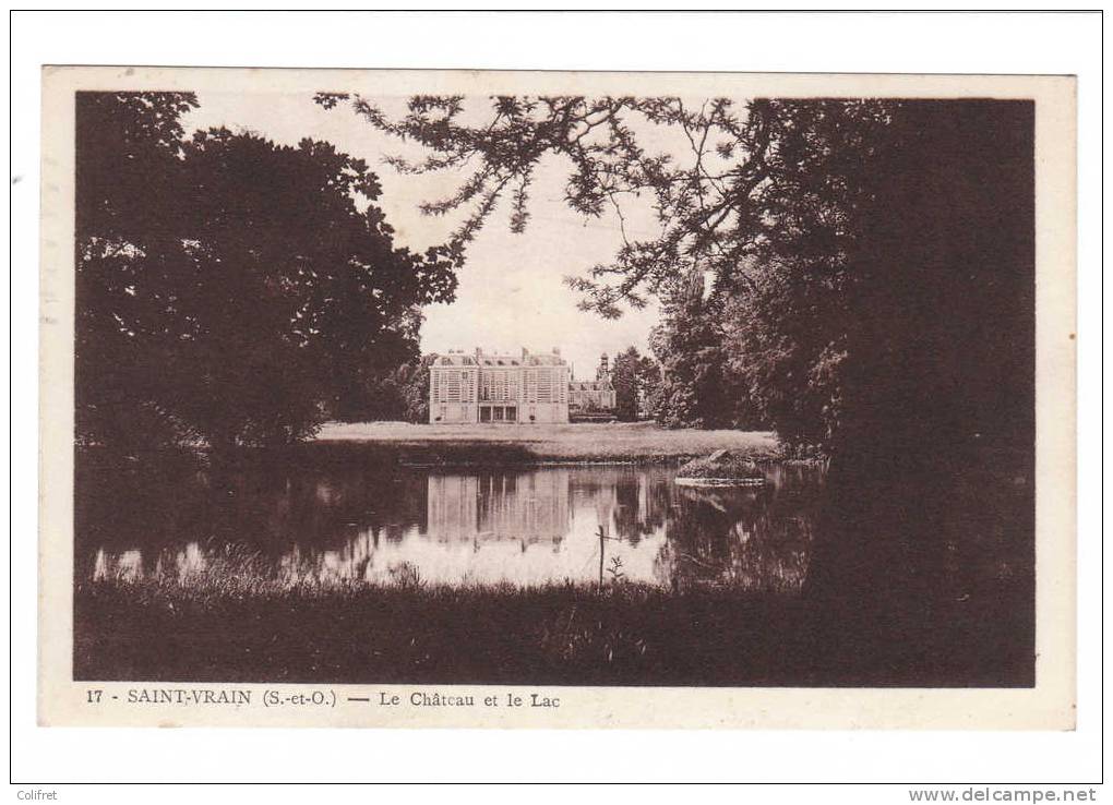 91 - Saint-Vrain        Le Château Et Le Lac - Saint Vrain