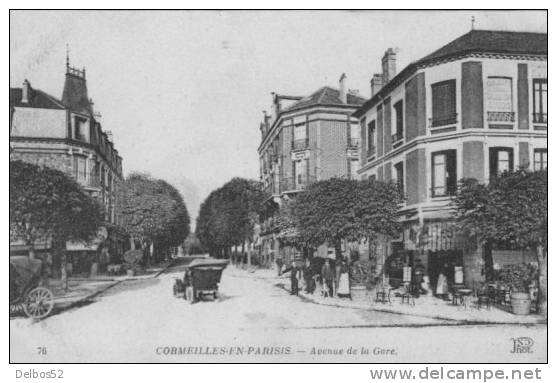 CORMEILLES - EN  - PARISIS . - Avenue De La Gare - Cormeilles En Parisis
