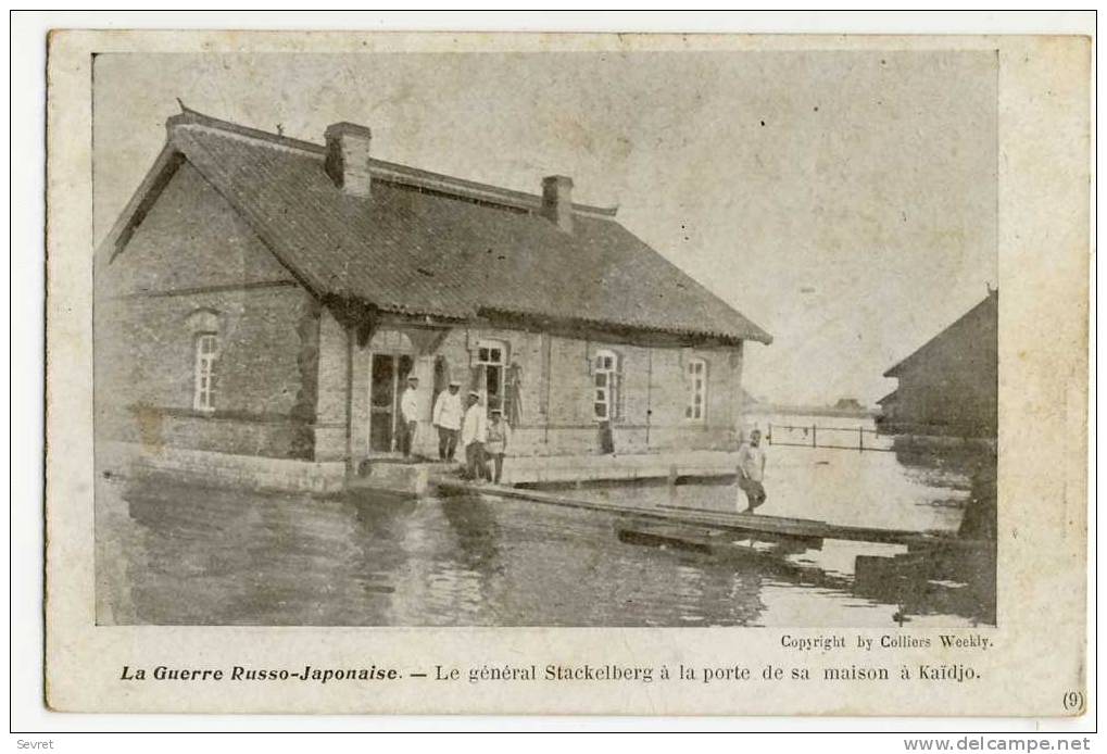 KAIDJO - Guerre Russo Japonaise - Le Général Stackelberg à La Porte De Sa Maison. - Corée Du Nord