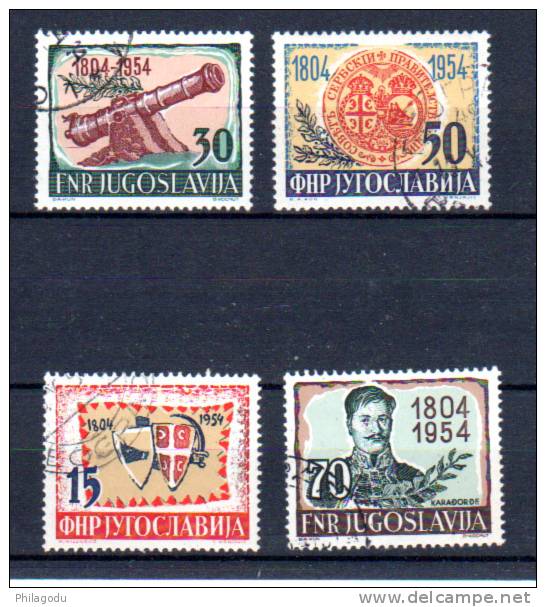 150° Ans Soulèvement Contre La Turquie, Yv. 656 / 659 Ø, Cote 37,50 € - Unused Stamps