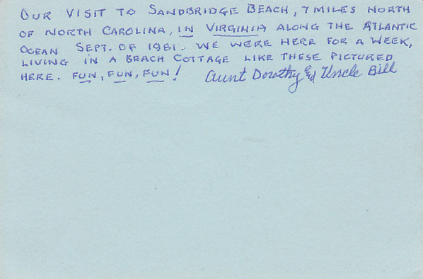 Sandbridge, Virginia B. Barton - Sonstige & Ohne Zuordnung