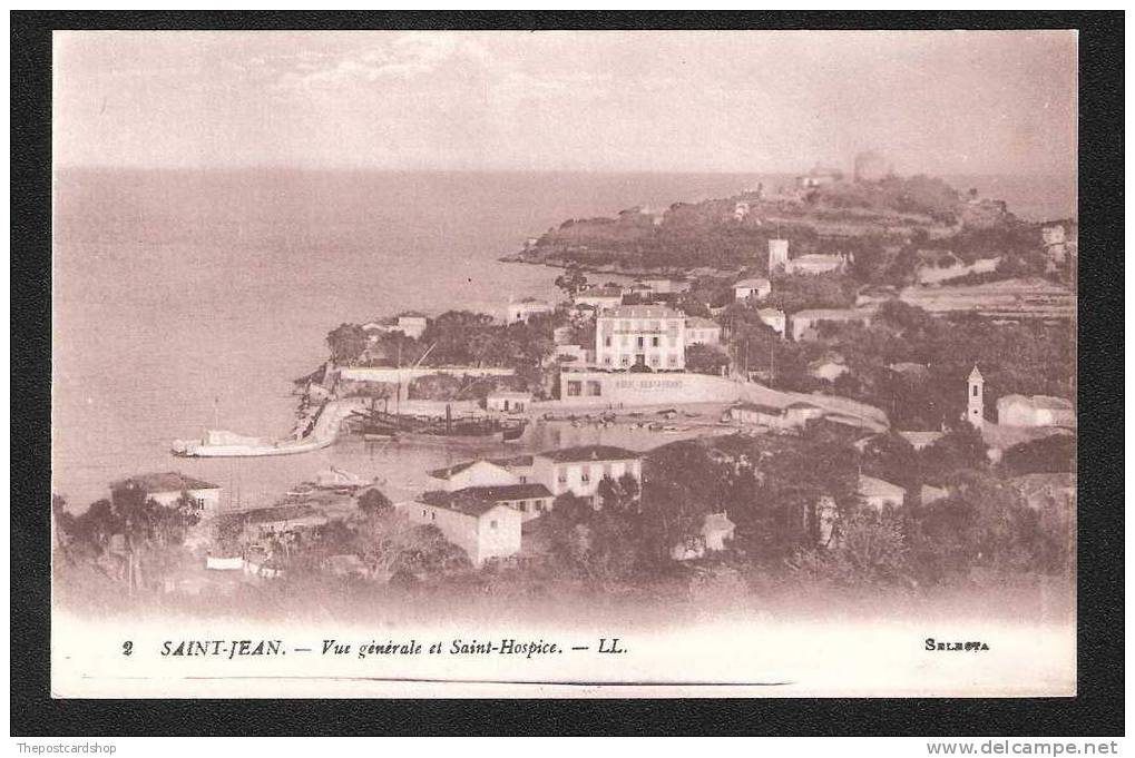 CPA 06 SAINT JEAN SAINT HOSPICE VUE GENERALE ALPES MARITIMES CHEAP FRANC + BOULOGNE FOR SALE - Saint-Jean-Cap-Ferrat